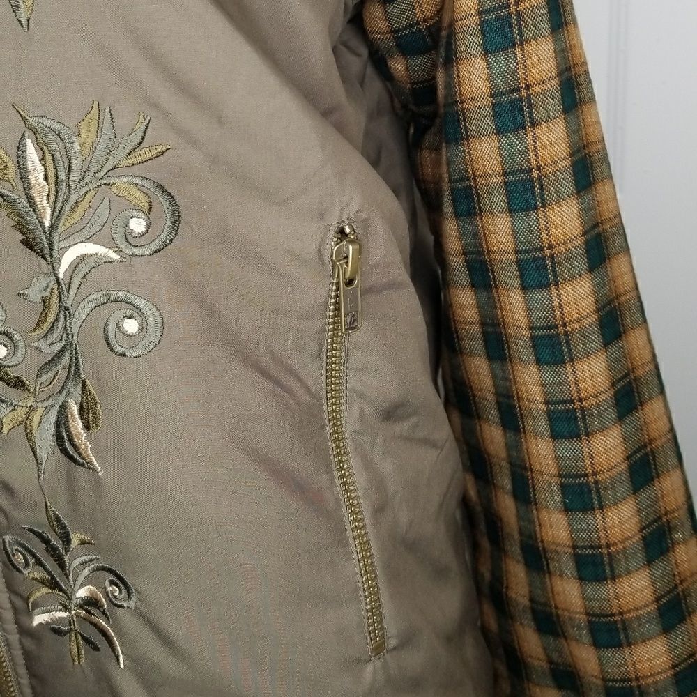 Sundance | Olive Swing Floral Embroidered Jacket - Picture 2 of 6